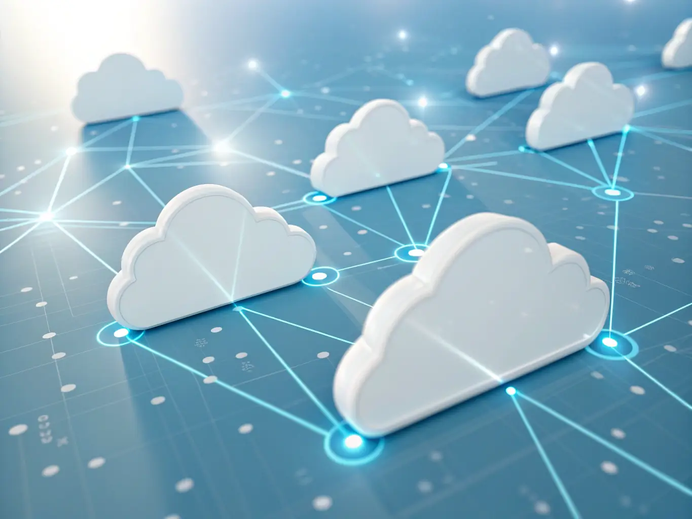 An image illustrating data silos and disconnected systems within an organization, highlighting the challenge of integrating various business functions.