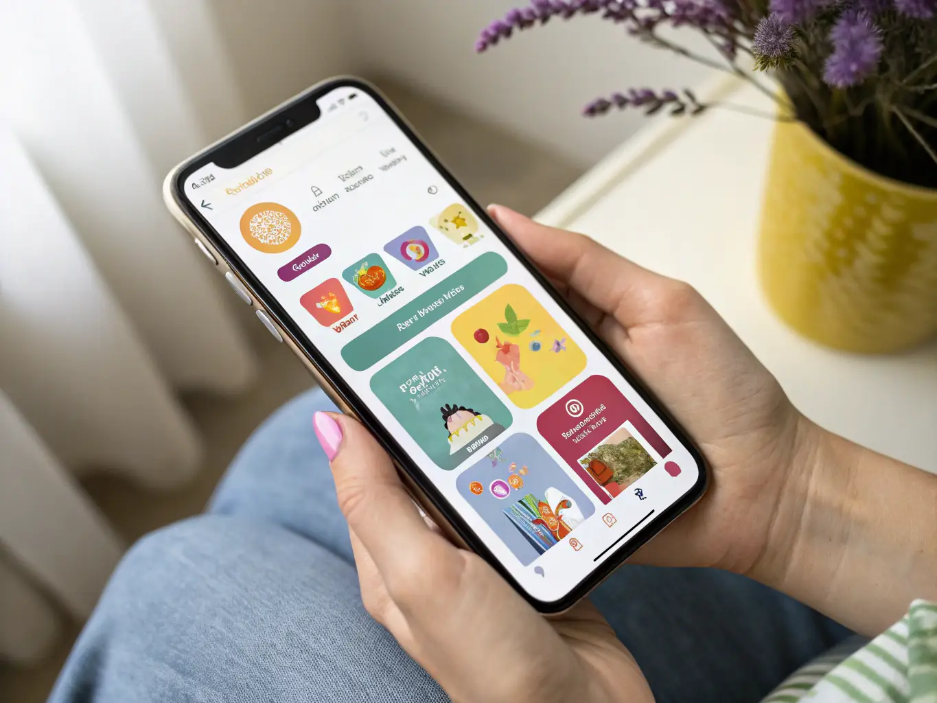 An image showing a multilingual interface on a mobile device, representing the challenge of serving a diverse customer base in Arabic and other languages.